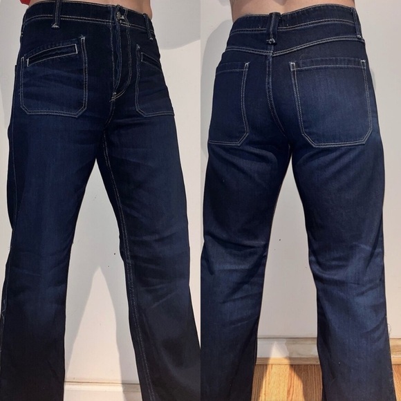 We The Free High Rise Button Fly Wide Leg Jeans - Picture 8 of 10